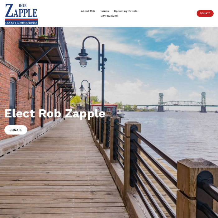 Website for Elect Rob Zapple